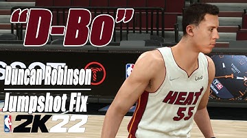 Duncan Robinson Jumpshot Fix NBA2K22