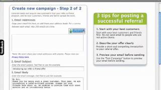 RefMob Refer-A-Friend Campaign Creation