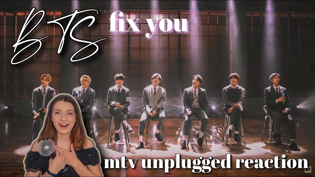 bts unplugged mtv fix you bts unplugged mtv fix you