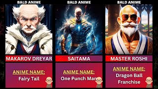 BALD ANIME CHARACTERS OF ALL TIME 2024