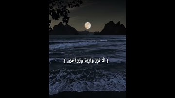 ﴿ أَفَرَأَيْتَ الَّذِي تَوَلَّىٰ ﴾ من سورة النجم #ارح_قلبك🎧🤍.