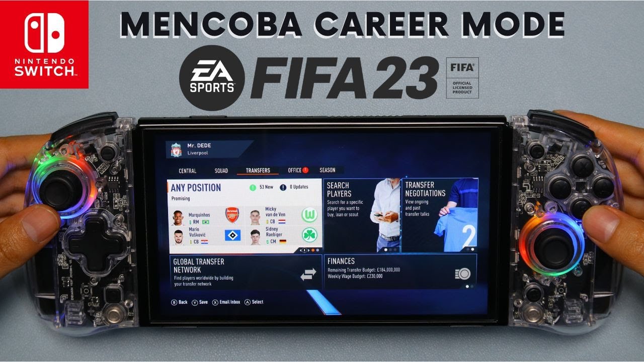 Режимы nintendo switch. Видеокарты Nintendo Switch OLED FIFA 23.