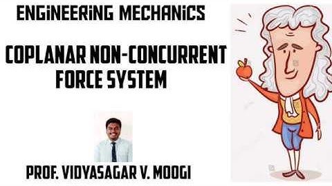 Introduction to Coplanar Non Concurrent Force system