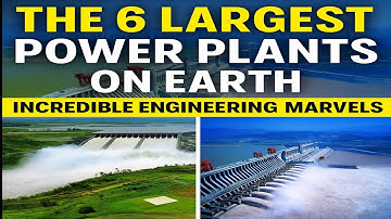 The 6 Largest Power Plants on Earth | Incredible Engineering Marvels