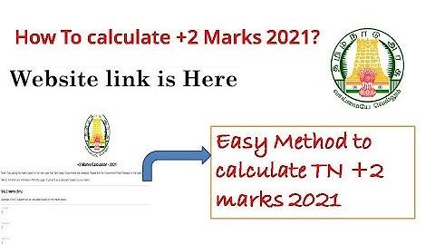 TN 12th marks calculation How to calculate 12th board exam marks 2021 Calculating website in Tamil