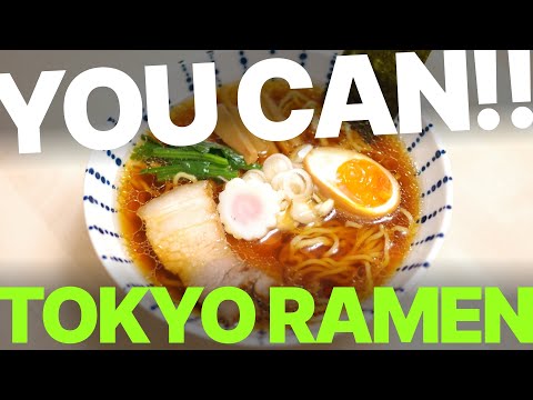 How to Make Real Tokyo Ramen That Everybody Can Do - Revealing Secret Recipe!!