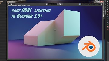 Fast HDRI lighting for Blender 2.9+