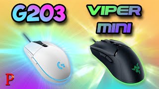 Logitech G203 Lightsync vs Razer Viper Mini! $40 Gaming Mouse Comparison!
