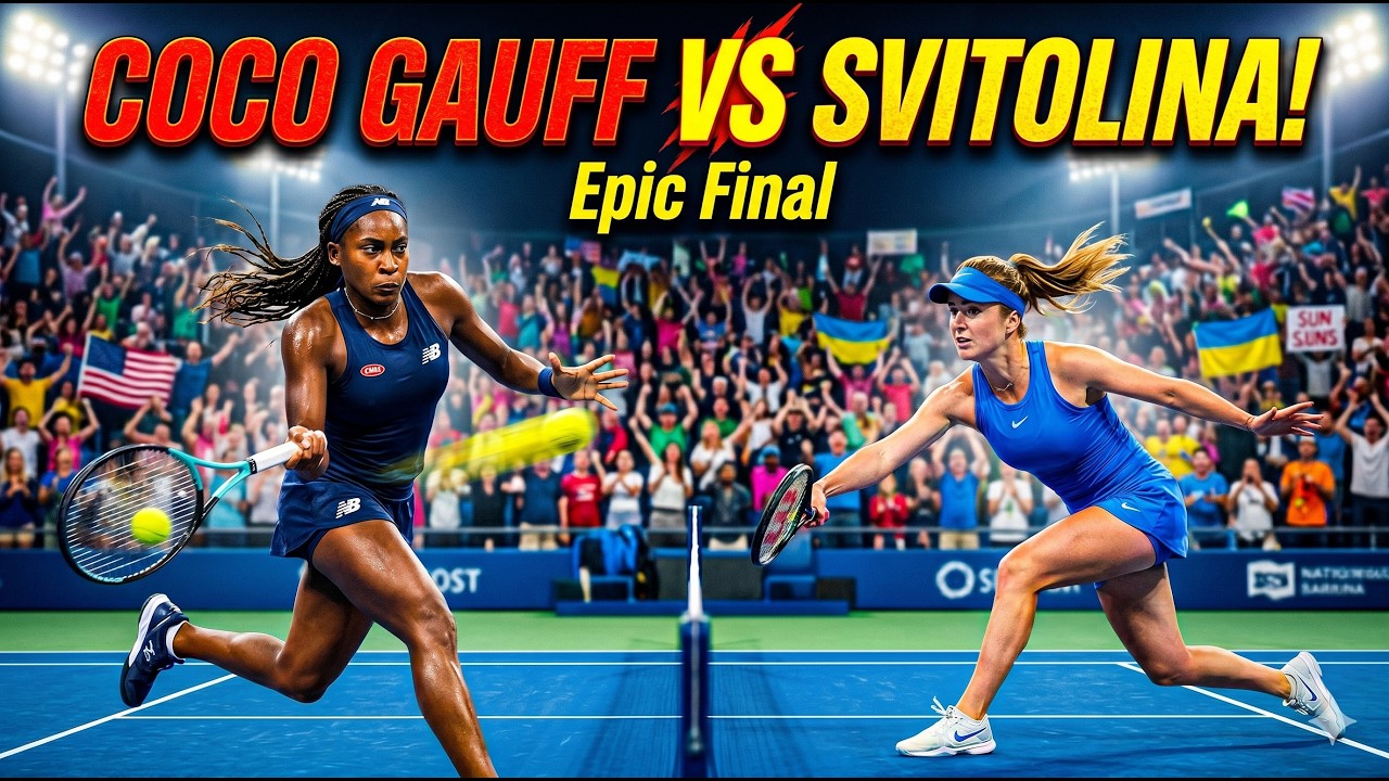 WTA Final 2026:  Coco Gauff and  Elina Svitolina Svitolina Battle in Jaw-Dropping Tennis Showdown!