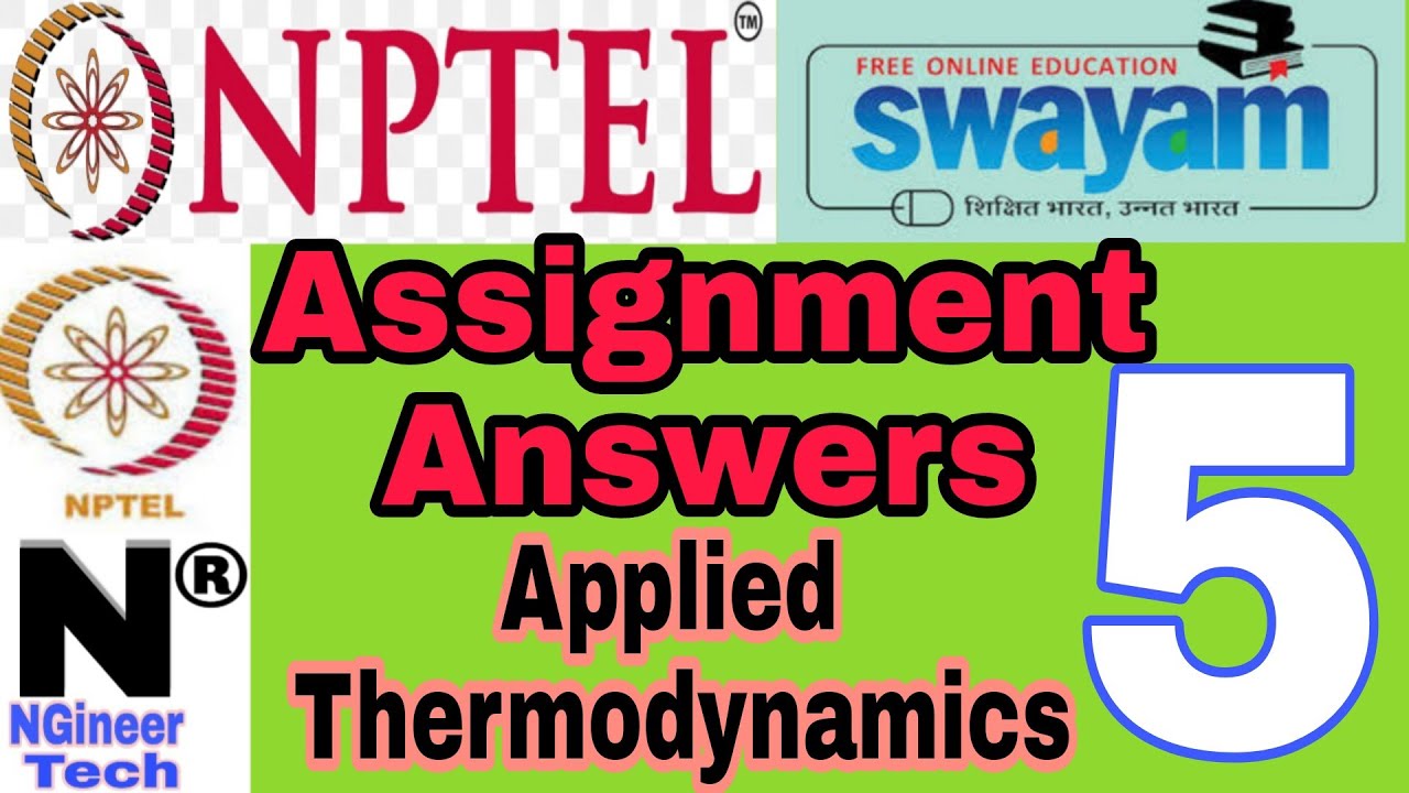 nptel thermodynamics assignment answers