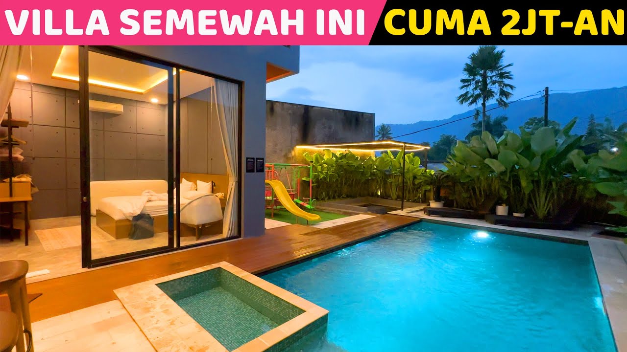 VILLA MEWAH, MUAT 15 ORANG CUMA 2JT-AN 😍 | Camilia Villa Review | Villa bagus di Puncak Bogor