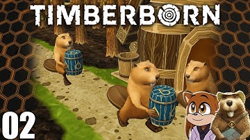 Timberborn Mountain Range - Desiccant Beavers