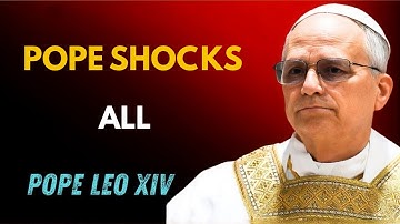 😱 Pope Leo XIV Just Said the Unthinkable — Christians Everywhere Are in Shock!