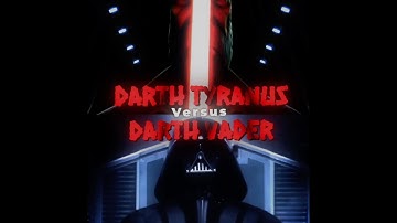 Darth Vader vs Count Dooku(Darth Tyranus) | #shorts #trending #edit #starwars