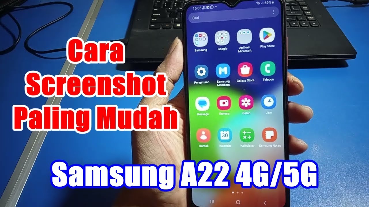 Samsung A22 5g Screenshot Funktioniert Nicht Cara Screenshot di HP Samsung A22 4G/5G Tanpa Tombol - YouTube