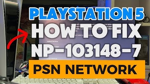 How To Fix PS5 NP-103148-7 There was an issue when connecting to the server