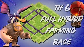 Th-6 Hybrid Base 2018 Farmingtrophywar Base