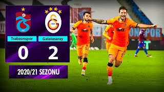 ÖZET: Trabzonspor 0-2 Galatasaray | 15. Hafta - 2020/21