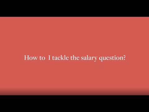 How to Answer the Salary Question | Creative Circle