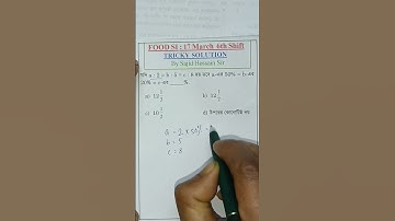 Ratio related Percentage: Tricky Solution by @sajid_hosssin_sir #psc #wbp #ssc #kp #rail #wbcs