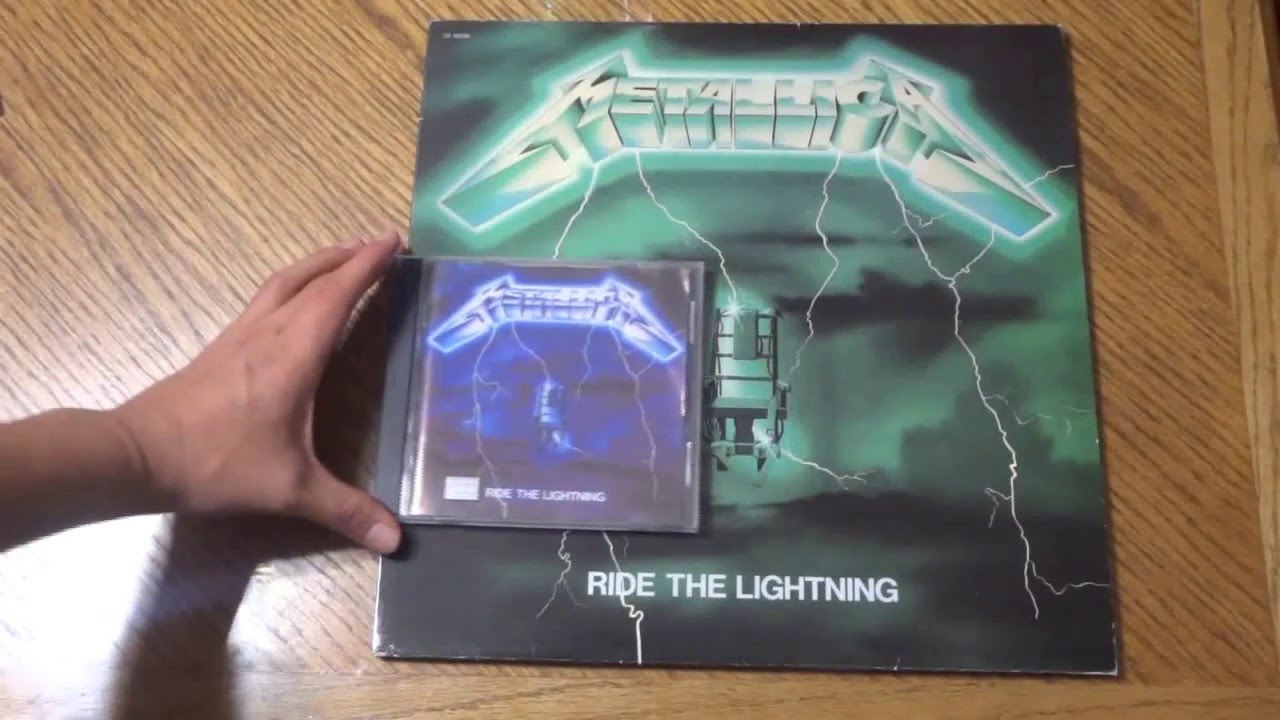 metallica ride the lightning green cover