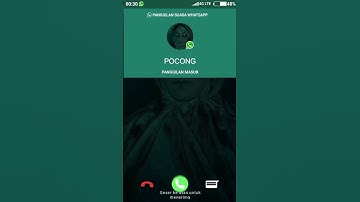 DI TELEPON POCONG SEREM 😱#shorts