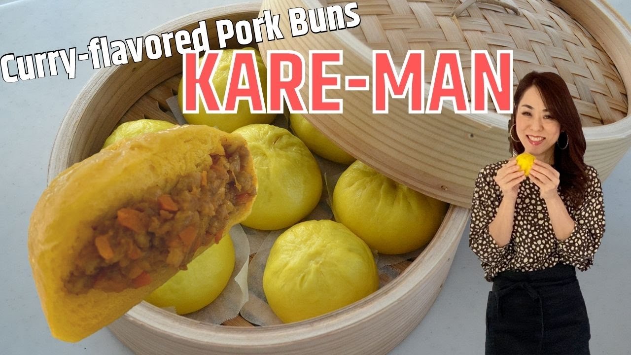 How to make Curry-flavored Pork Buns | Kare-Man (EP301) | Kitchen Princess Bamboo