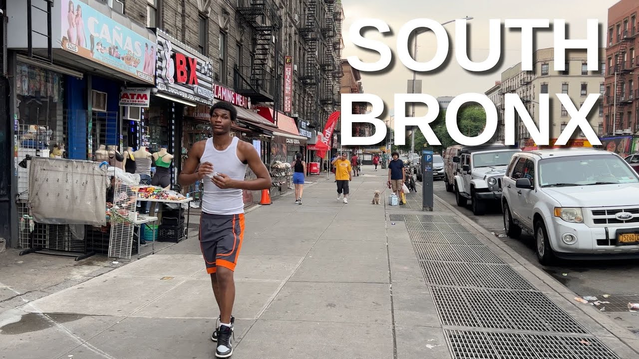 NEW YORK CITY Walking Tour 4K   SOUTH BRONX