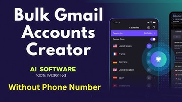 How to create 1000 Gmail Accounts -  AI-Powered Software