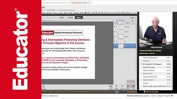 "Overview & Tour" | Adobe Photoshop Elements 11 with Educator.com