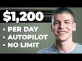 Get Paid Per Click $1200 a Day On Autopilot | Easy Way To Make Money Online