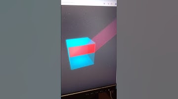Javascript Scroll Animation Laser created 3D Cube Texture #shorts @jmc23id