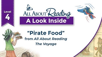 "Pirate Food" - A Look Inside All About Reading Level 4