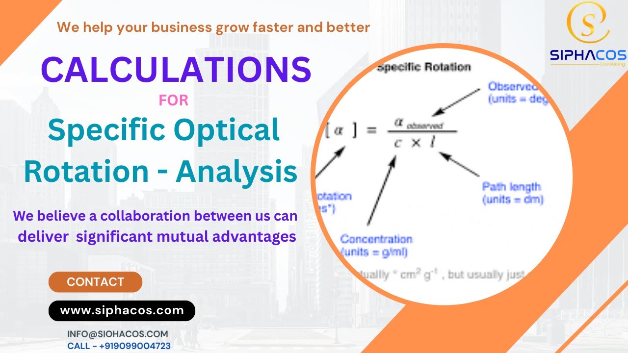 Trilostane Api Specific Optical Rotation #144 SIPHACOS Calculations of Specific Optical Rotation - YouTube