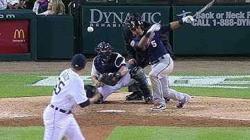 MIN@DET: Escobar singles to plate Mauer