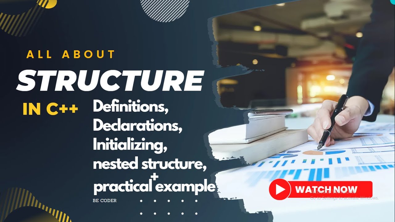 Structure in c++ | initializing | decleration | Nested structrure ...