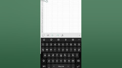 HƯỚNG DẪN SỬ DỤNG EXCEL TRÊN ĐIỆN THOẠI DI ĐỘNG ĐỂ TÍNH LƯƠNG NPP
