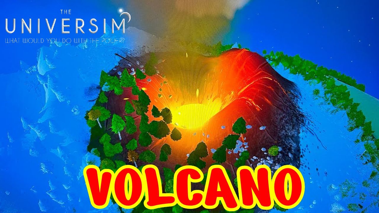 VOLCANO!!! HOW do we survive!? The Universim in 2023! - Day 159 - 184