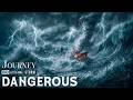 Dangerous Storm Seas Unseen | The Sudden Rise of Moving Water Walls Caused by Wind and Currents
