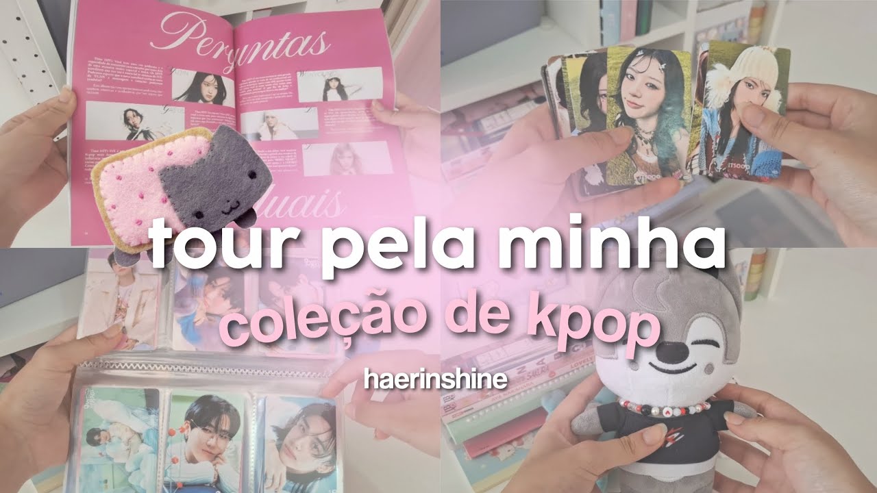 Обзор моей коллекции K-pop ⭐️🍧 || @Haerinshine 💭