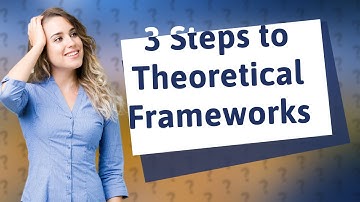 How Can I Develop a Theoretical Framework in Just 3 Steps?