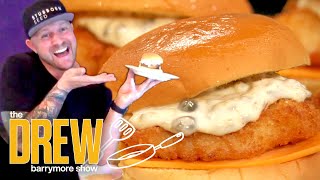 Jeremy Ford Shows Drew How to Make a Fast Food Fried Fish Sandwich at Home