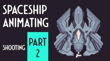 Spaceship animation pixel art part2