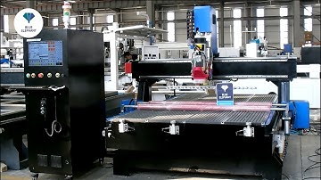 Blue Elephant ELECNC1530 ATC with press roller test video for Canadian customer