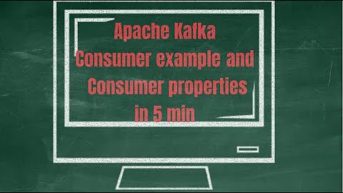 Kafka consumer scala example and properties explained