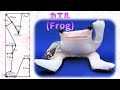 ⁂歳時物6月⁂ユニークなカエルさん　作り方  (イラスト付き)　How to make Fabric Frog 【布あそぼ】