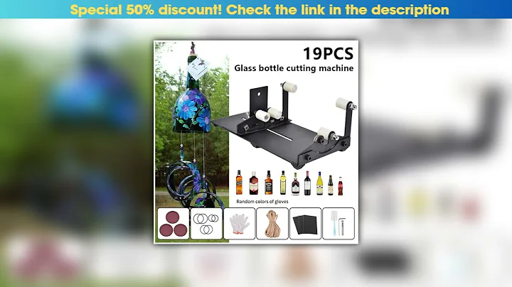 Hot Picks 19Pcs Glass Bottle Cutter Tool Square Round Wine Beer Glass Sculptures Cutter Machine for