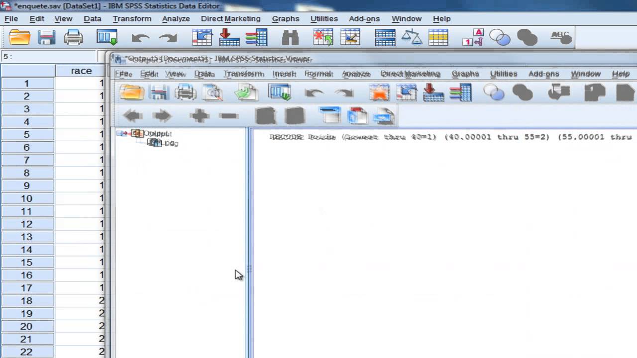 spss version 25 recoding variable you tube tutorial spss version 25 recoding variable you tube tutorial
