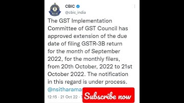GSTR 3b Return date extension update||Gst date extention Notification|| @ca_adv_saurabh.official
