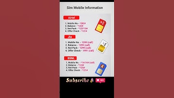 USSD Codes for Airtel, Jio & BSNL – Check Balance, Offers & More (2025) 📱#shorts